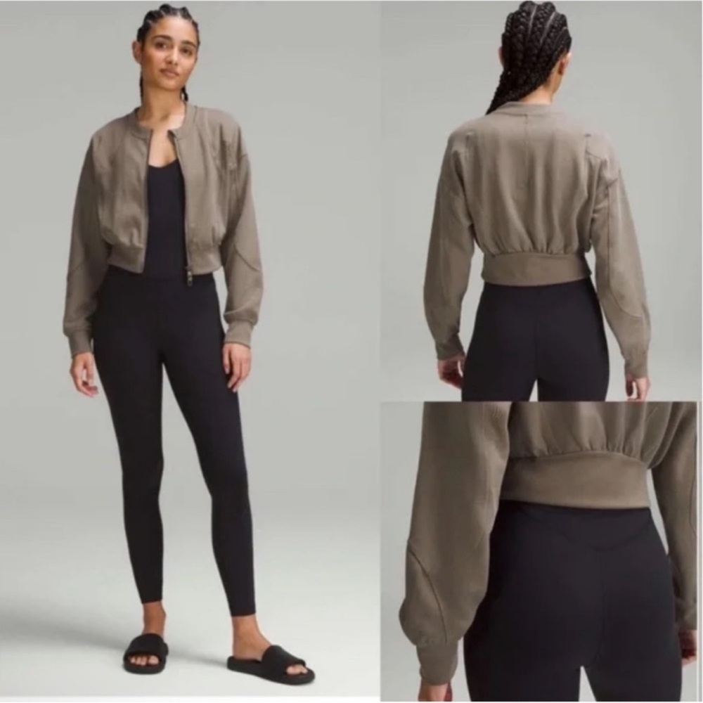 Lululemon Ribbed Softstreme Cropped Jacket size 2 - Picture 3 of 9